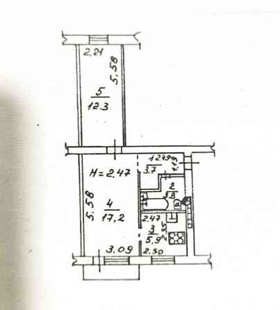 2-х комн. в хорошем состоянии, ул. Краснофлотская, документы готовы. Донецк