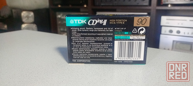 Запечатанная аудиокассета TDK-CDing-II90 -Type-II Донецк - изображение 2