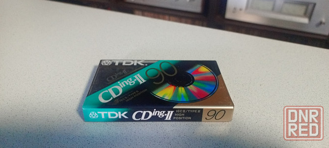 Запечатанная аудиокассета TDK-CDing-II90 -Type-II Донецк - изображение 3