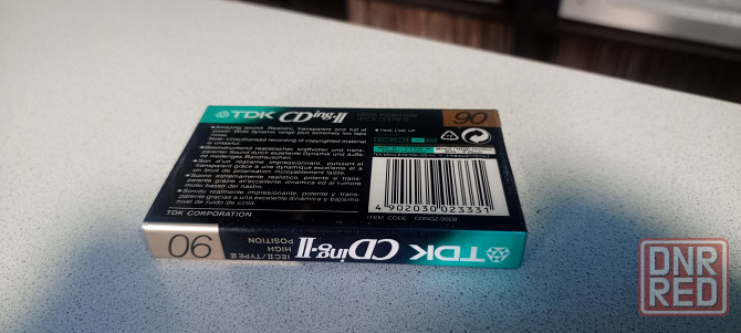 Запечатанная аудиокассета TDK-CDing-II90 -Type-II Донецк - изображение 4