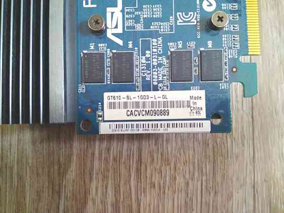 GeForce GT 610 1GB DDR3 64-Bit ASUS - обмен на 10шт полностью нерабочих видеокарт или 20шт озу Донецк