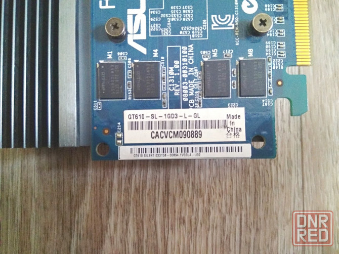 GeForce GT 610 1GB DDR3 64-Bit ASUS - обмен на 10шт полностью нерабочих видеокарт или 20шт озу Донецк - изображение 4