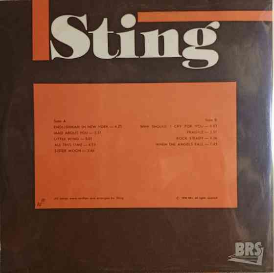 Виниловая пластинка LP "Sting" Донецк