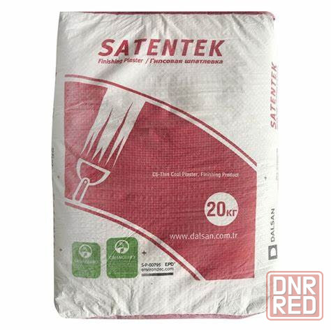 Шпaтлевка гипcoвая 20кг Satentеk Донецк - изображение 1