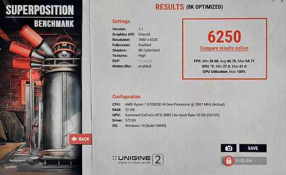 Видеокарта RTX 3080 Донецк