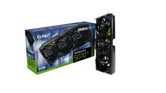 Видеокарта NVIDIA GeForce RTX 5070 Ti (16GB GDDR7) Palit GamingPro-S Донецк
