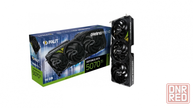 Видеокарта NVIDIA GeForce RTX 5070 Ti (16GB GDDR7) Palit GamingPro-S Донецк - изображение 1