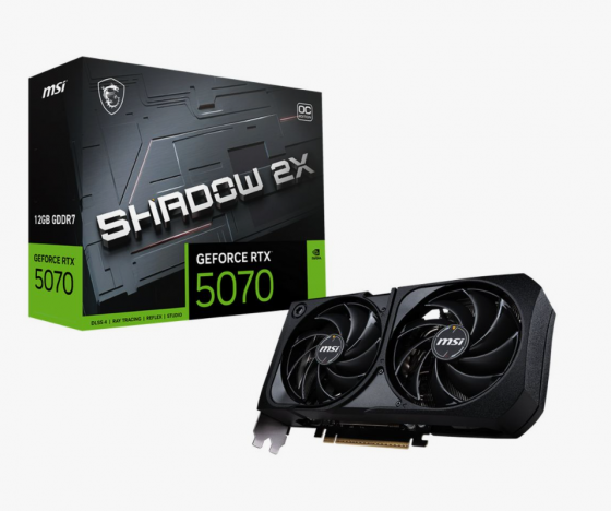 Видеокарта NVIDIA GeForce RTX 5070 (12GB GDDR7) MSI Shadow 2x OC Донецк