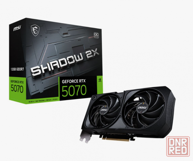 Видеокарта NVIDIA GeForce RTX 5070 (12GB GDDR7) MSI Shadow 2x OC Донецк - изображение 1