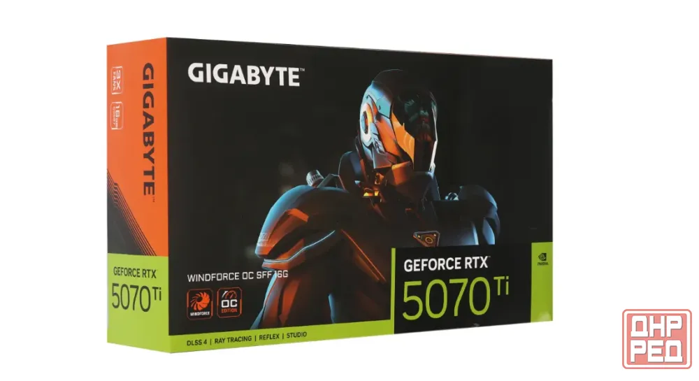 Видеокарта NVIDIA GeForce RTX 5070 Ti (16GB GDDR7) Gigabyte Windforce OC SFF Донецк - изображение 1