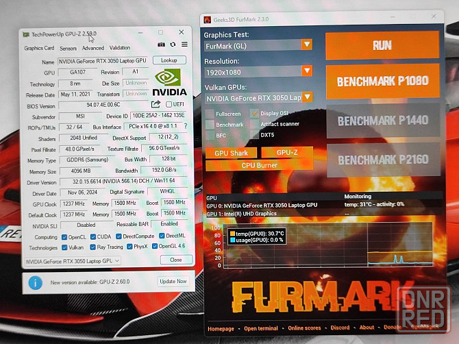 Msi Katana 17.3 / i5 /8Gb/ SSD 512gb/RTX3050 Донецк - изображение 6