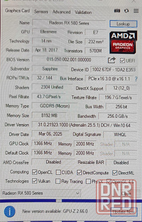 Видеокарта RX 580 8gb Sapphire Pulse Донецк - изображение 6
