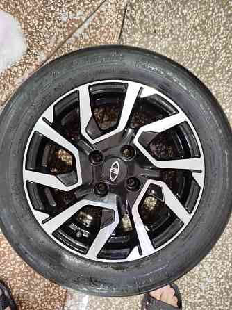 Продам комплект дисков KDW KD1420 5.5xR14 4x98 глянцевый черный с полированной лицевой частью Донецк