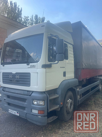 Тентованный грузовик MAN TGA 18 390, 2004г. 10т. Донецк - изображение 2