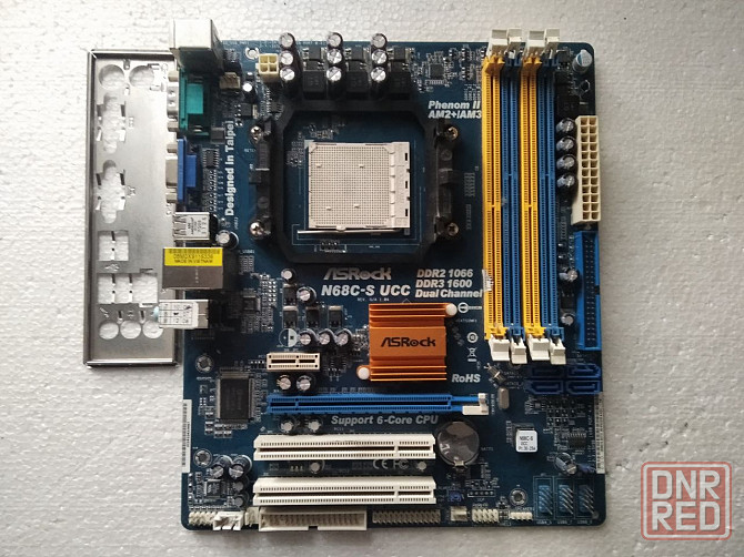 Материнская плата ASRock N68C-S UCC(Am2+/Am3) Донецк - изображение 1