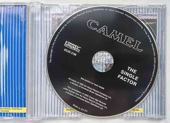 Фирменный CD: Camel (1982) The Single Factor Макеевка