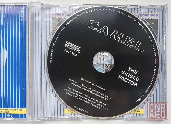 Фирменный CD: Camel (1982) The Single Factor Макеевка - изображение 2