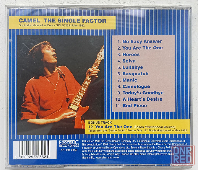 Фирменный CD: Camel (1982) The Single Factor Макеевка - изображение 4