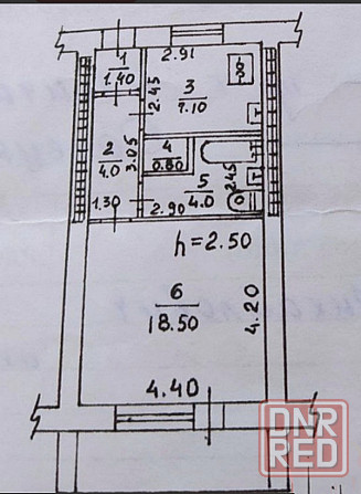 Продам 1 комн кв, пр.Ильича. Кукольный театр Донецк - изображение 2