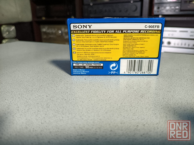 Запечатанные аудиокассеты в идеальном состоянии. Sony HF90-Type-I и EF90-Type-I Донецк - изображение 4