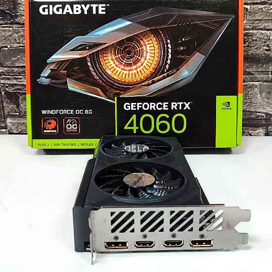 Новая GeForce RTX 4060 Windforce OC 8GB Gigabyte Донецк