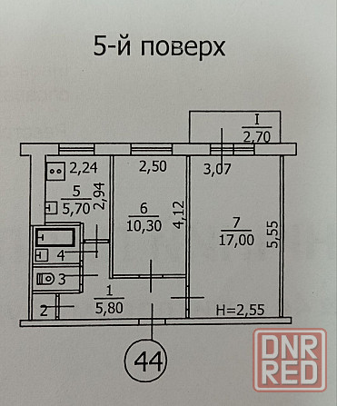 Срочная продажа!!!Кв-л Железнодорожный!!2ка на Даках! Макеевка - изображение 6