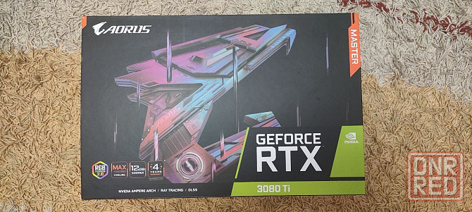 Rtx 3080ti 12gb gigabyte aourus master Донецк - изображение 1
