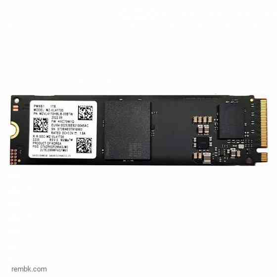 Твердотельный накопитель ssd m.2 nvme samsung 1tb, pm9b1, m.2 2280, nvme, pcie 4.0 x4 mzvl41t0hblb-00b07 | Гарантия Макеевка