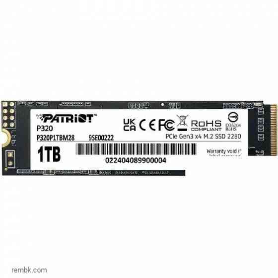 Твердотельный накопитель ssd patriot p320 1tb p320p1tbm28, m.2 2280, pci express 3.0 x4 по доступной цене в макеевке днр | Гарантия Макеевка