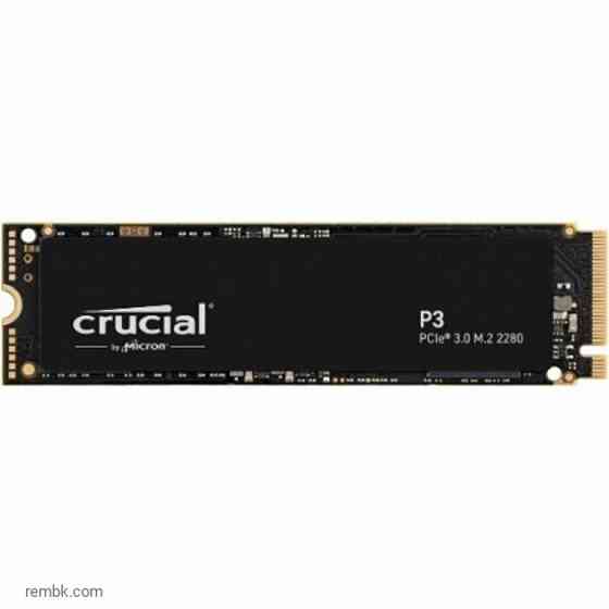 Твердотельный накопитель m.2 nvme ssd crucial p3, 2000гб, m.2 2280, pcie 3.0 x4 (ct2000p3ssd8) | Гарантия Макеевка