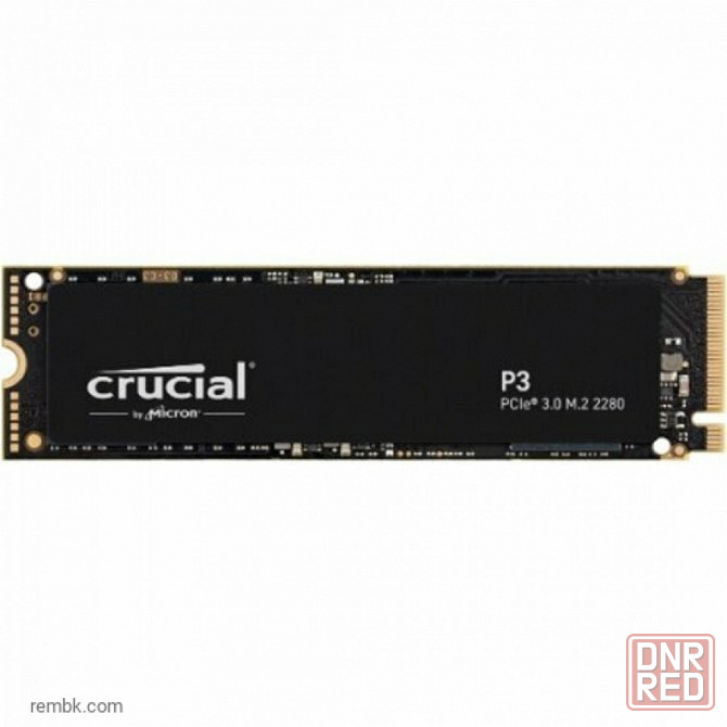 Твердотельный накопитель m.2 nvme ssd crucial p3, 2000гб, m.2 2280, pcie 3.0 x4 (ct2000p3ssd8) | Гарантия Макеевка - изображение 1