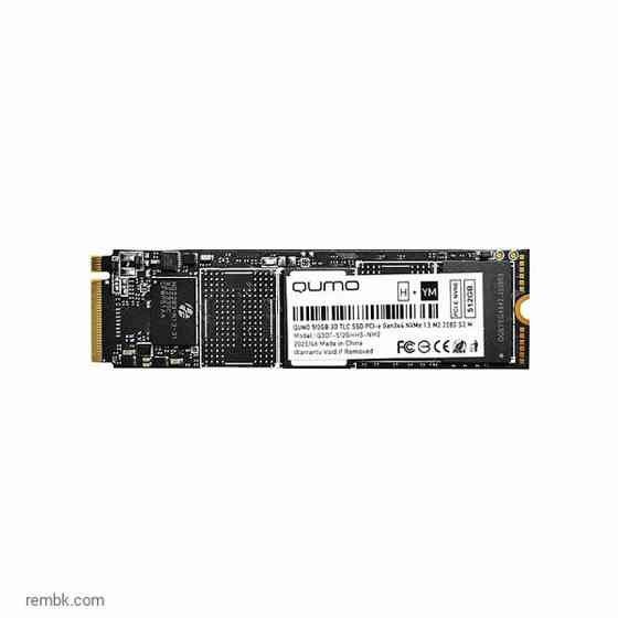 Твердотельный накопитель ssd m.2 nvme qumo novation (q3dt-512ghhs-nm2) 512гб | Гарантия Макеевка