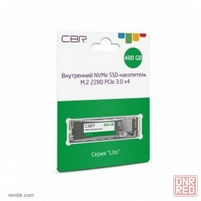 Внутренний ssd-накопитель cbr 480 gb ssd-480gb-m.2-lt22 | Гарантия Макеевка - изображение 1