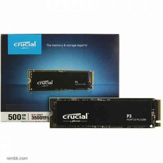 Твердотельный накопитель ssd m.2 nvme crucial (ct500p3ssd8) 500гб | Гарантия Макеевка