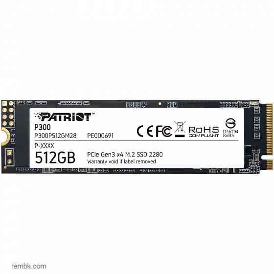 Твердотельный накопитель patriot memory p300 512гб m.2 p300p512gm28 | Гарантия Макеевка