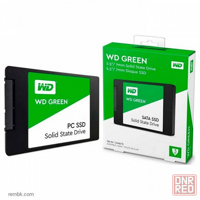 Твердотельный накопитель ssd 2.5" western digital green (wds240g2g0a) 240гб | Гарантия Макеевка - изображение 1