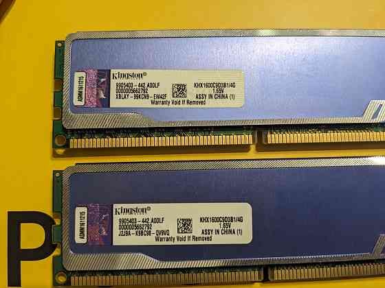 Оперативная память Kingston DDR3-1600 8Gb Макеевка