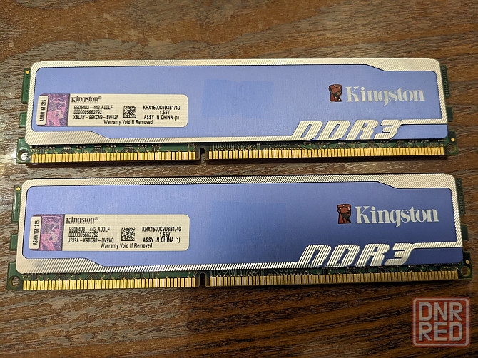 Оперативная память Kingston DDR3-1600 8Gb Макеевка - изображение 1