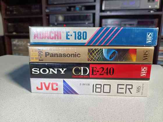 Запечатанные видеокассеты Sony/Panasonic/JVC/Adachi. Донецк