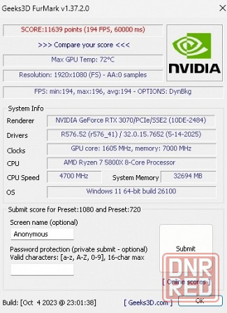 Видеокарта GeForce RTX 3070 PALIT GAMINGPRO 8 GB [LHR] Донецк - изображение 5