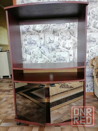 Продам тумбу под телевизор, с тумбой и полками Донецк - изображение 3