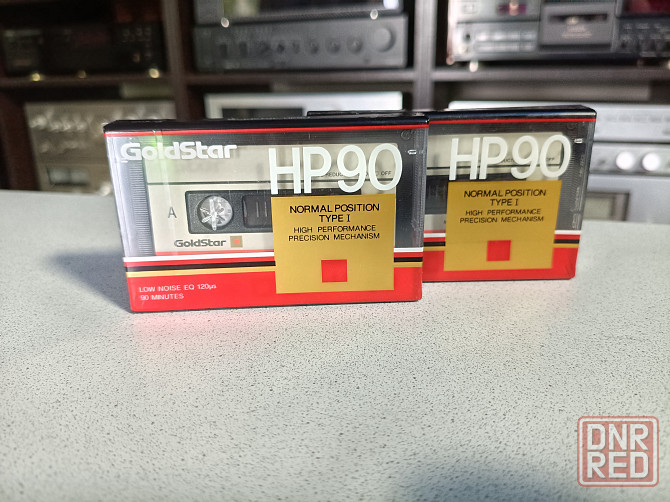 Запечатанные аудиокассеты GoldStar-HP90-Type I Донецк - изображение 1