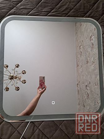 Зеркало с подсветкой Silver Mirrors "Джобс lite" 70*68 Донецк - изображение 2