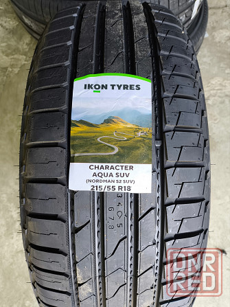 Продам новые летние шины 215/55 R18 Ikon Character Ultra XL 99V ---- 9 000 руб./шт. Донецк - изображение 1