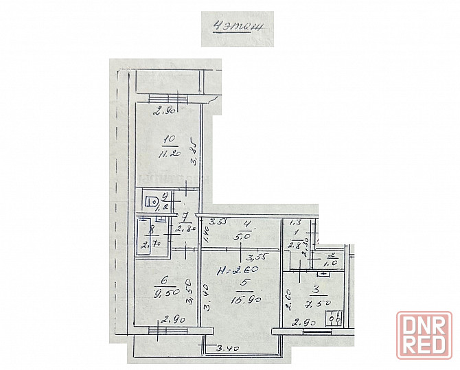 Продам 3-х комн. кв., 4/9 эт., 63 м.кв. - Макеевка, м-н Солнечный Макеевка - изображение 10