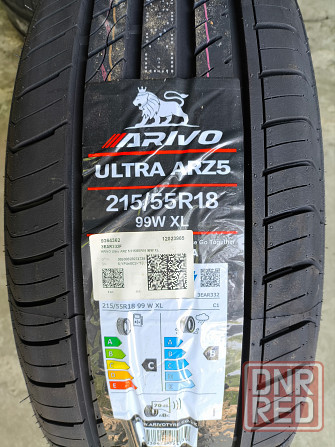 Новые Летние Шины 215/55 R18 ARIVO ULTRA ARZ 5 94V ---- 7 050 руб./шт. Донецк - изображение 1