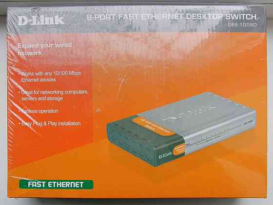 Коммутатор (свитч) D-Link DES-1008D Макеевка