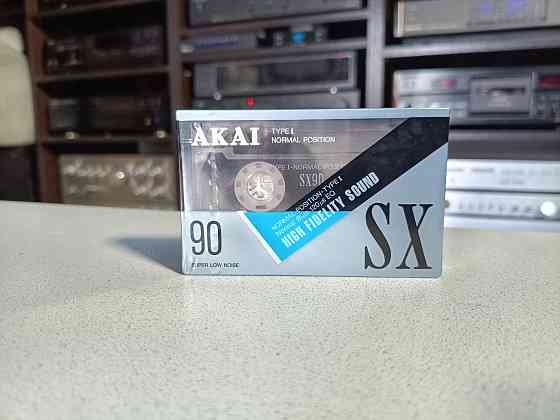 Запечатанная аудиокассета "AKAI-SX90 Донецк