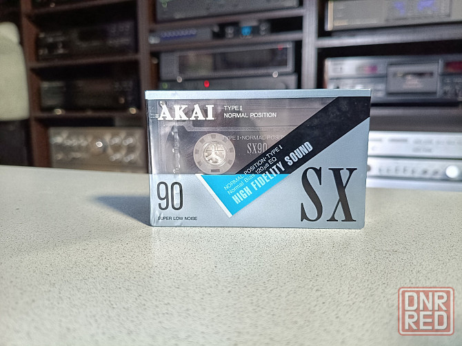 Запечатанная аудиокассета "AKAI-SX90 Донецк - изображение 1