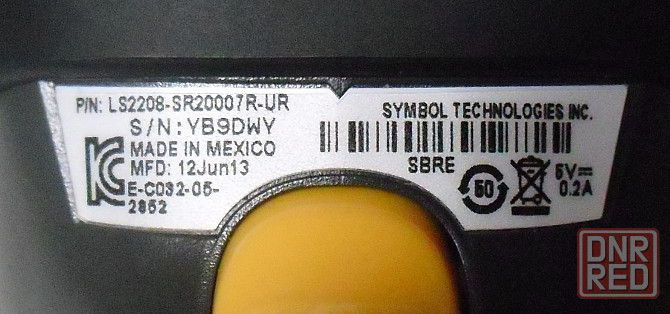 Сканер штрих кода Symbol Technologies LS2208-SR20007R-UR Донецк - изображение 3